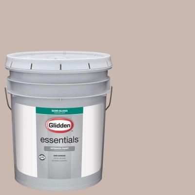 Glidden Essentials 5 Gal. #HDGWN01U Mocha Bisque Semi-Gloss Interior Paint thumbnail