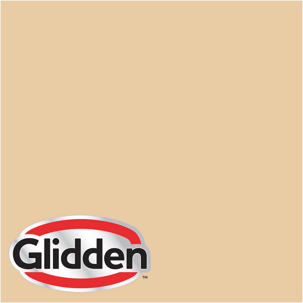 Glidden Premium 5 Gal. #HDGY10D Golden Bamboo Flat Interior Paint with Primer