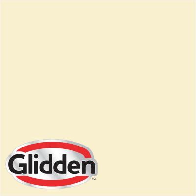 Glidden Premium 5 Gal. #HDGY30 Candlelight Yellow Flat Interior Paint with Primer thumbnail