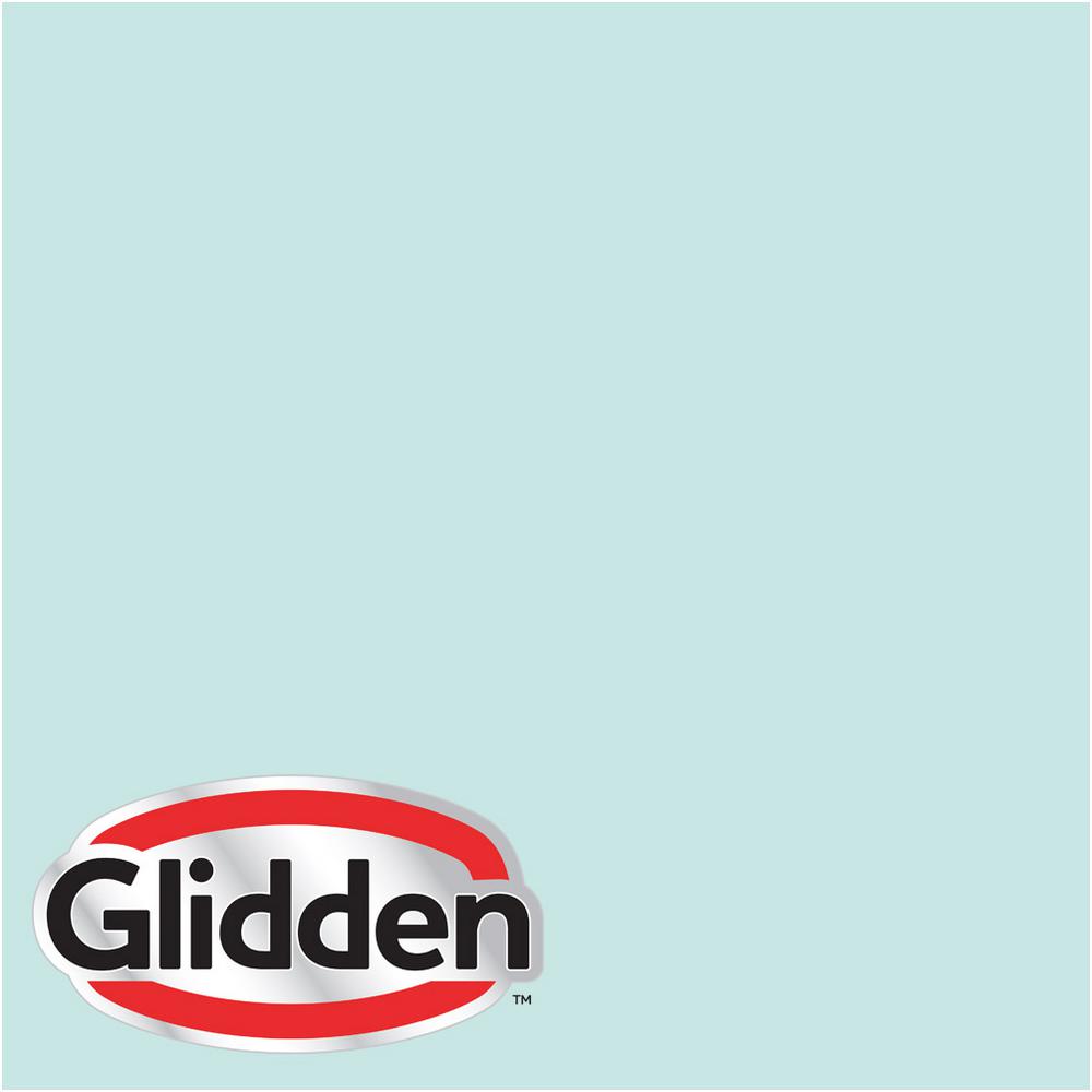 Glidden Premium 5 Gal. #HDGB19U Misty Aqua Flat Interior Paint with Primer