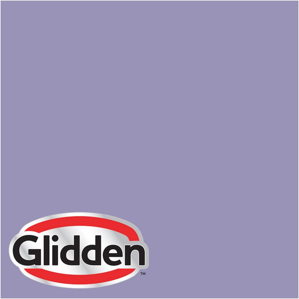 Glidden Premium 5 Gal. #HDGV46 Lavender Flowers Flat Interior Paint with Primer