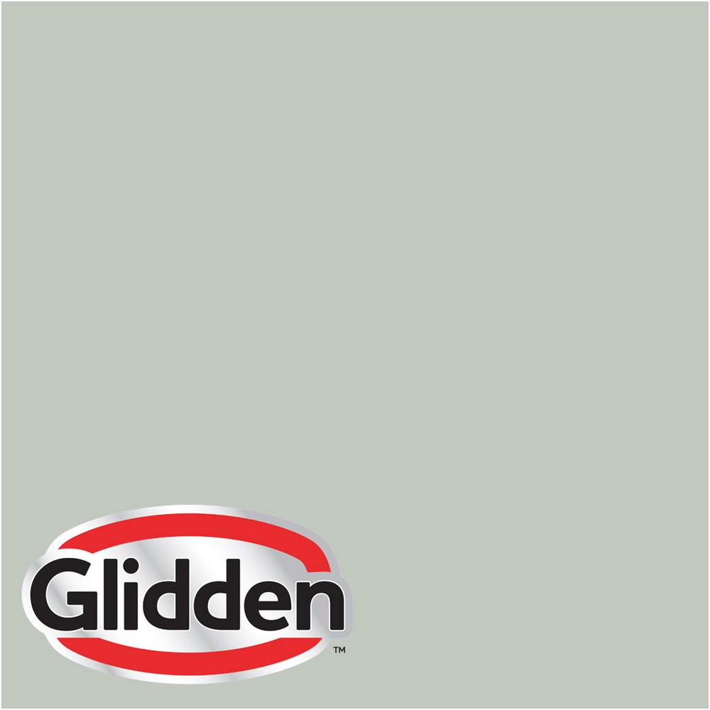 Glidden Premium 5 Gal. #HDGCN14 Distant Haze Green Flat Interior Paint with Primer