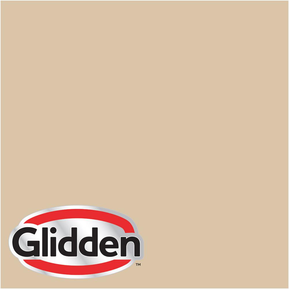 Glidden Premium 1 Gal. #HDGO63 Whispering Wheat Eggshell Interior Paint with Primer