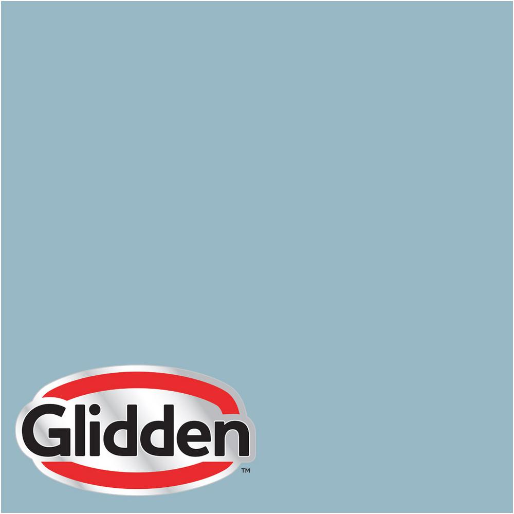 Glidden Premium 1 Gal. #HDGB50 Soft Rococo Blue Eggshell Interior Paint with Primer