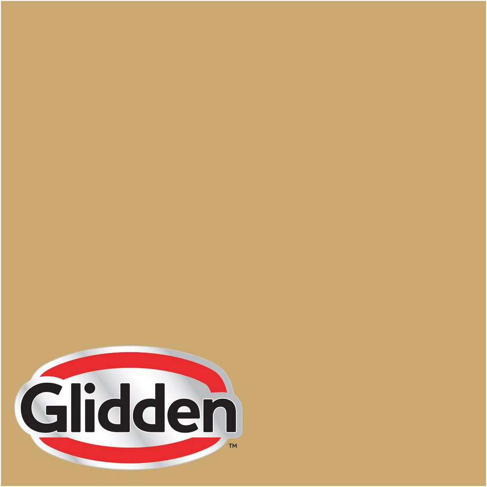 Glidden Premium 5 Gal. #HDGY38D King's Ransom Gold Eggshell Interior Paint with Primer, Kings Ransom Gold