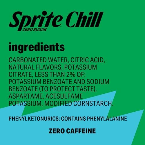 Sprite® Chill Zero Sugar Cherry Lime Natural Flavor Soda Soft Drink Cans, 12 Fl Oz, 12 Pack thumbnail