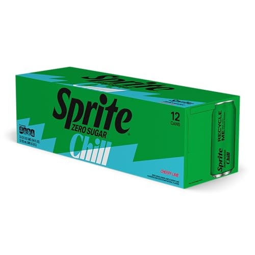 Sprite® Chill Zero Sugar Cherry Lime Natural Flavor Soda Soft Drink Cans, 12 Fl Oz, 12 Pack thumbnail