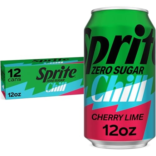 Sprite® Chill Zero Sugar Cherry Lime Natural Flavor Soda Soft Drink Cans, 12 Fl Oz, 12 Pack thumbnail