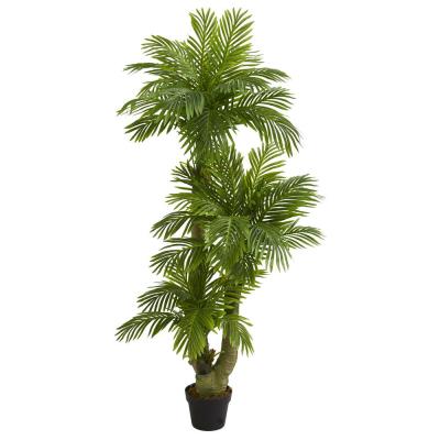 Indoor 5 Ft. Triple Phoenix Palm Artificial Tree thumbnail