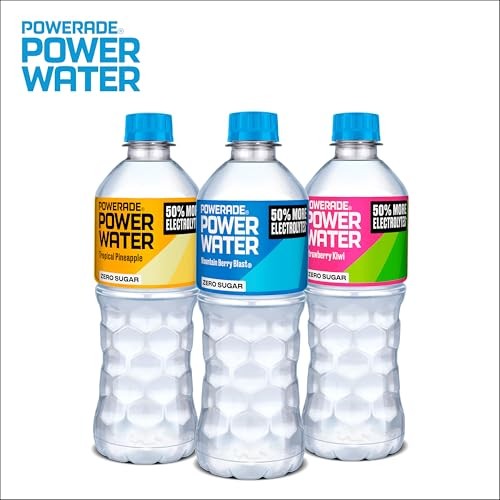 POWERADE Power Water Zero Sugar Mountain Berry Blast Flavored Electrolyte Water, 16.9 Fl Oz Bottles, 6 Pack thumbnail