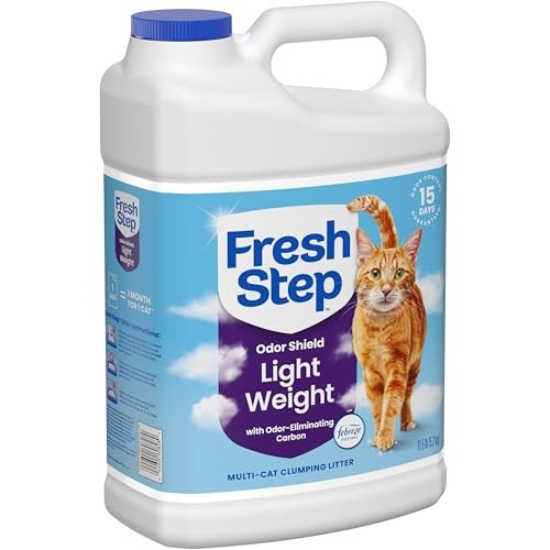 Fresh Step Odor Shield Light Weight Multi Cat Clumping Litter with Febreze Freshness  11.5 Lb thumbnail