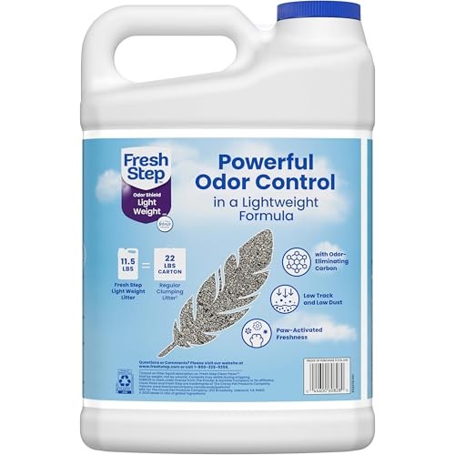 Fresh Step Odor Shield Light Weight Multi Cat Clumping Litter with Febreze Freshness  11.5 Lb thumbnail