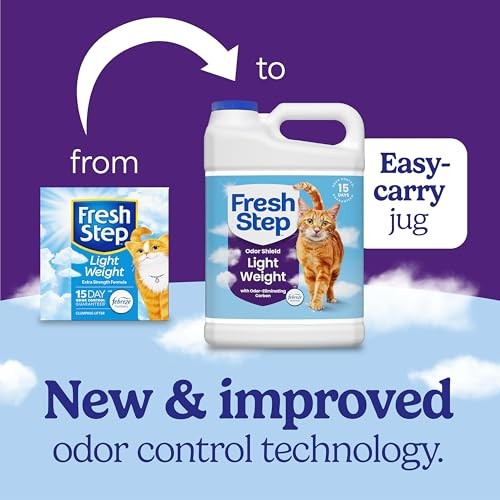 Fresh Step Odor Shield Light Weight Multi Cat Clumping Litter with Febreze Freshness  11.5 Lb thumbnail