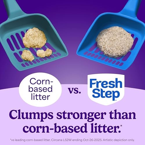 Fresh Step Odor Shield Multi Cat Clumping Litter with Febreze Freshness  22 Lb thumbnail
