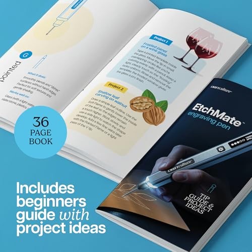 EtchMate Engraving Pen for Metal, Wood, Glass, Plastic & All Materials - Engraver Pen Tool - Teen Boy Gifts - Unique Gifts for Women, Teenage Girl - C