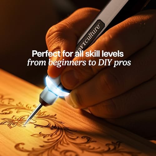 EtchMate Engraving Pen for Metal, Wood, Glass, Plastic & All Materials - Engraver Pen Tool - Teen Boy Gifts - Unique Gifts for Women, Teenage Girl - C