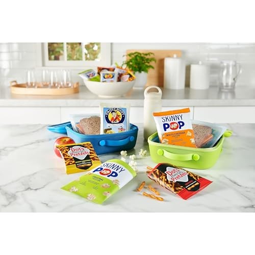 SkinnyPop Family Favorites Variety Pack, Original and White Cheddar Popcorn, Dot's Original and Honey Mustard Pretzels, Pirate's Booty Aged White Ched thumbnail