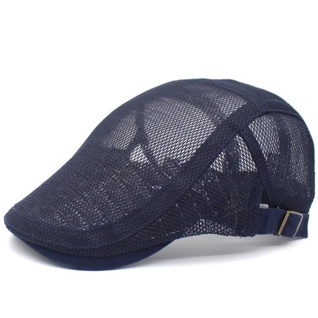 SikaFu Net Eye Breda Hat Summer Male Ladies and Ladies Casual Mill Hat Version Fashion Away Simple Light Board Forward Hat Tide