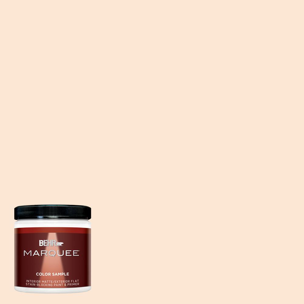 BEHR MARQUEE 8 Oz. #P210-1 Sour Candy Matte Interior/Exterior Paint & Primer Sample