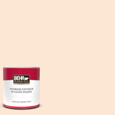 BEHR PREMIUM PLUS 1 Qt. #P210-1 Sour Candy Hi-Gloss Enamel Interior/Exterior Paint thumbnail