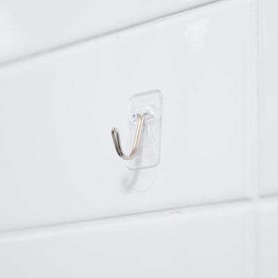 Permastik Clear Small Kitchen Wire Hooks Value with Removable Adhesive Strips and Humidity Resistant (54-Pack) thumbnail