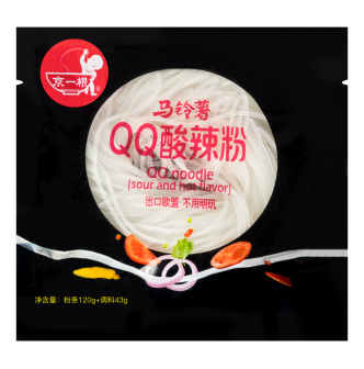 QQ Noodle Sour and Hot Flavor 163g