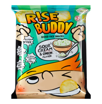 Buddy Baked Rice Snacks Sour Cream & Onion Flavor 39.7g