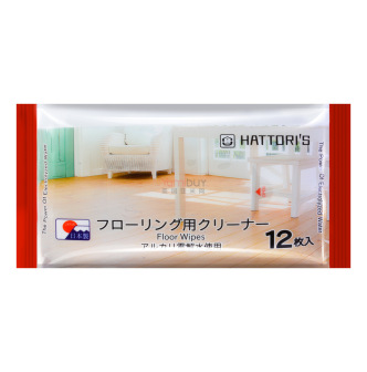 KOKUBO Floor Wipes with Alkaline Electrolyzed Water 15 Sheets