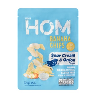 Sour Cream & Onion Flavor Banana Chips 45g