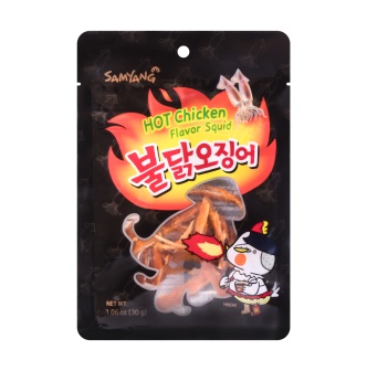 HOT CHICKEN FLAVOR SQUID, HOT CHICKEN