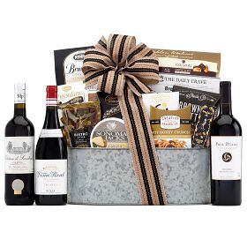 90+ Point Red Wine Trio & Vintage Gift Basket