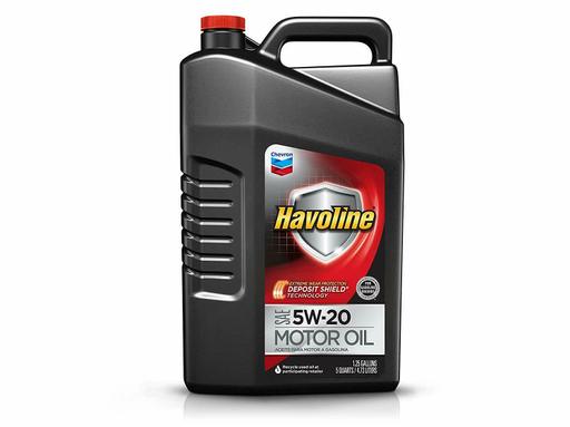 Havoline 223393474 5W-20 Motor Oil - 5 Qt