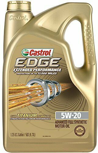 03086 EDGE Extended Performance 5W-20 Advanced Full Synthetic Motor Oil,5 Qt