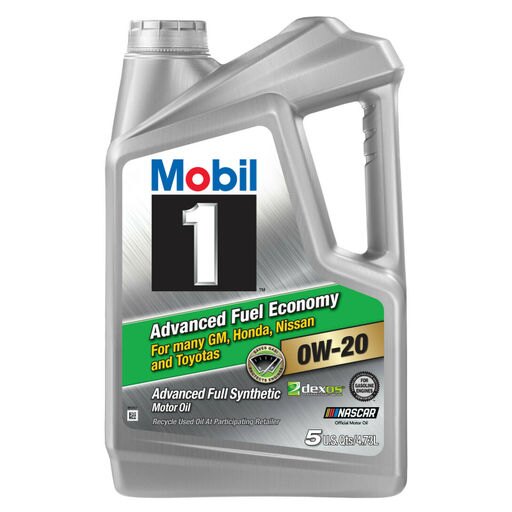 3 Pack Mobil 1 0W-20 Advanced Fuel Economy Full Synthetic Motor Oil 5 Qt NEW