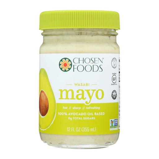 Chosen Foods Avocado Cado Oil - Mayo - Case of 6 - 12 Oz.