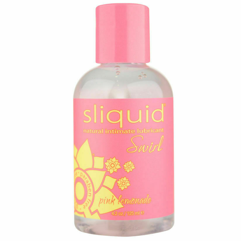 Sliquid Swirl Intimate Glide  Premium Water Based Flavored Personal Lubricant  Pink Lemonade  4.2 Oz