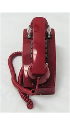New Cortelco 255447-VBA-20MD Wall ValueLine RED ITT-2554-MD-RD 480440026042