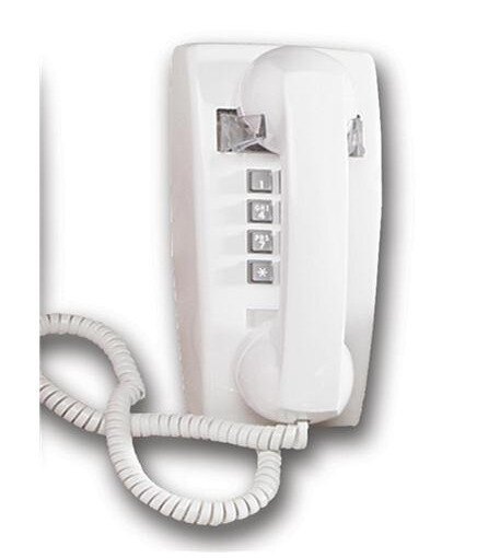 New Cortelco 2554-V-WH 255415-VBA-20M Wall W/ Volume WHITE