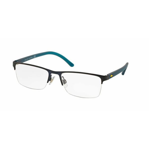 Polo Mens PH1161 9303 Blue Metal Rectangle Eyeglasses