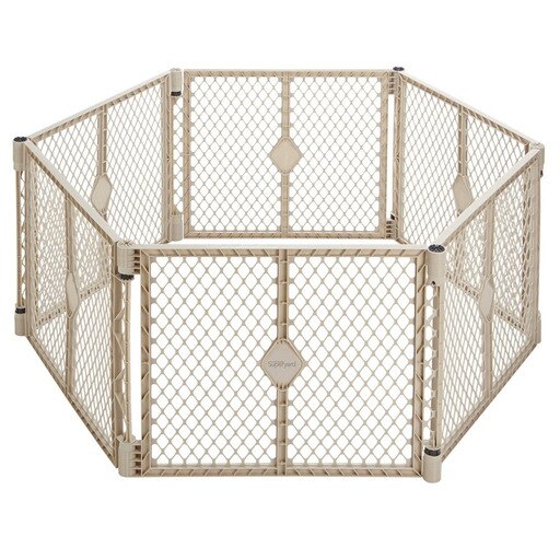 North States Superyard Indoor-Outdoor 6-Panel Play Yard: Create a Large Play or