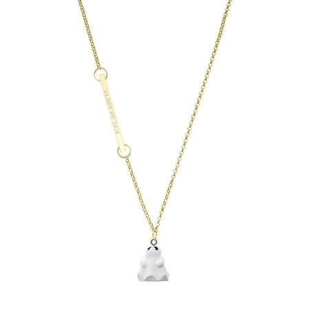 Delight Jewelry Resin Ghost - Gold-tone Class of 2026 Delicate Bar Necklace  18.75