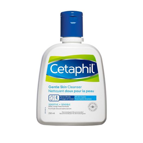 Cetaphil Gentle Skin Cleanser / Hydrating Face and Body Wash / Ideal for Sensitive Skin / 250Ml Blue