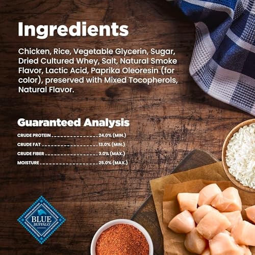 Blue Buffalo Nudges Minis Jerky Cuts Made with Real Chicken, Natural Dog Treats Mineral-Enhanced for Flavor, 10 Oz. Bag thumbnail