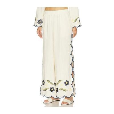 Agua Bendita Winter Pants in White. Size L. Also in M, S