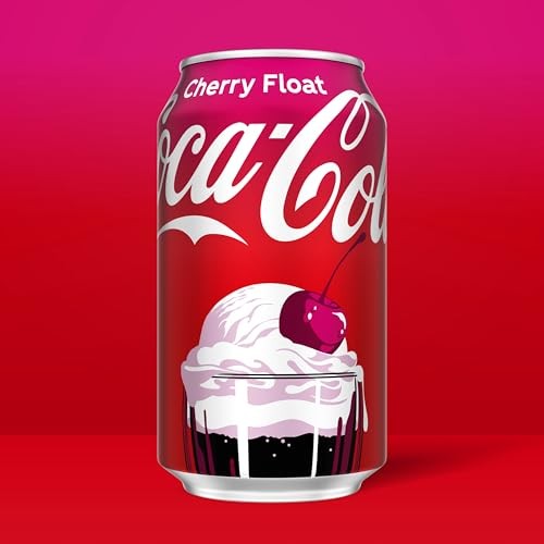 Coca-Cola Cherry Float Soda Soft Drink Cans, 12 Fl Oz, 12 Pack thumbnail