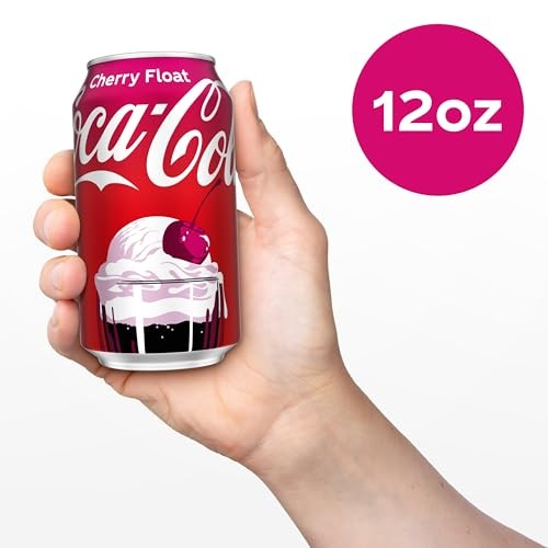 Coca-Cola Cherry Float Soda Soft Drink Cans, 12 Fl Oz, 12 Pack thumbnail