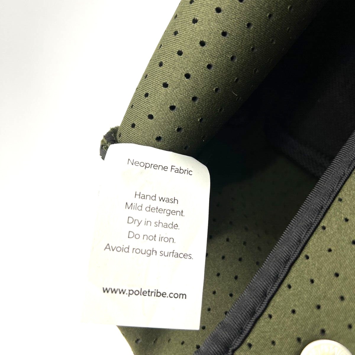 Pole Tribe Green camo Neoprene Tote   Wristlet Handbag Women's Lightweight Durable