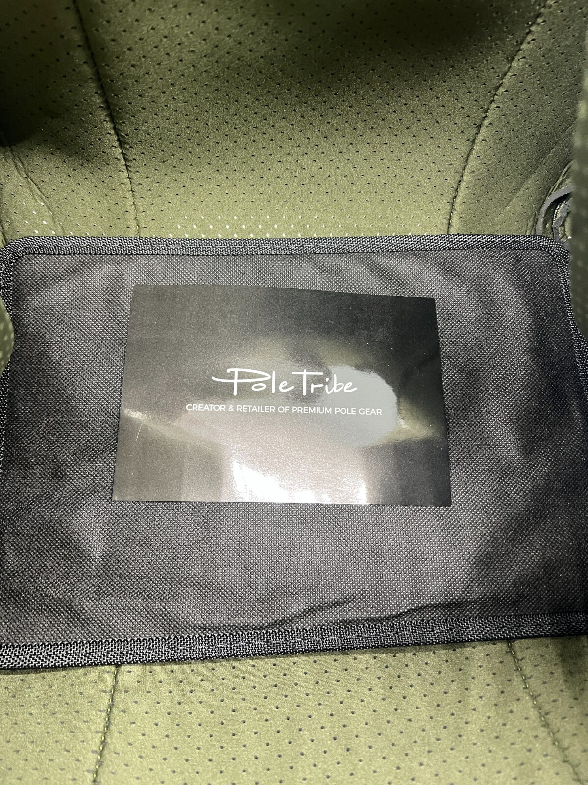 Pole Tribe Green camo Neoprene Tote   Wristlet Handbag Women's Lightweight Durable