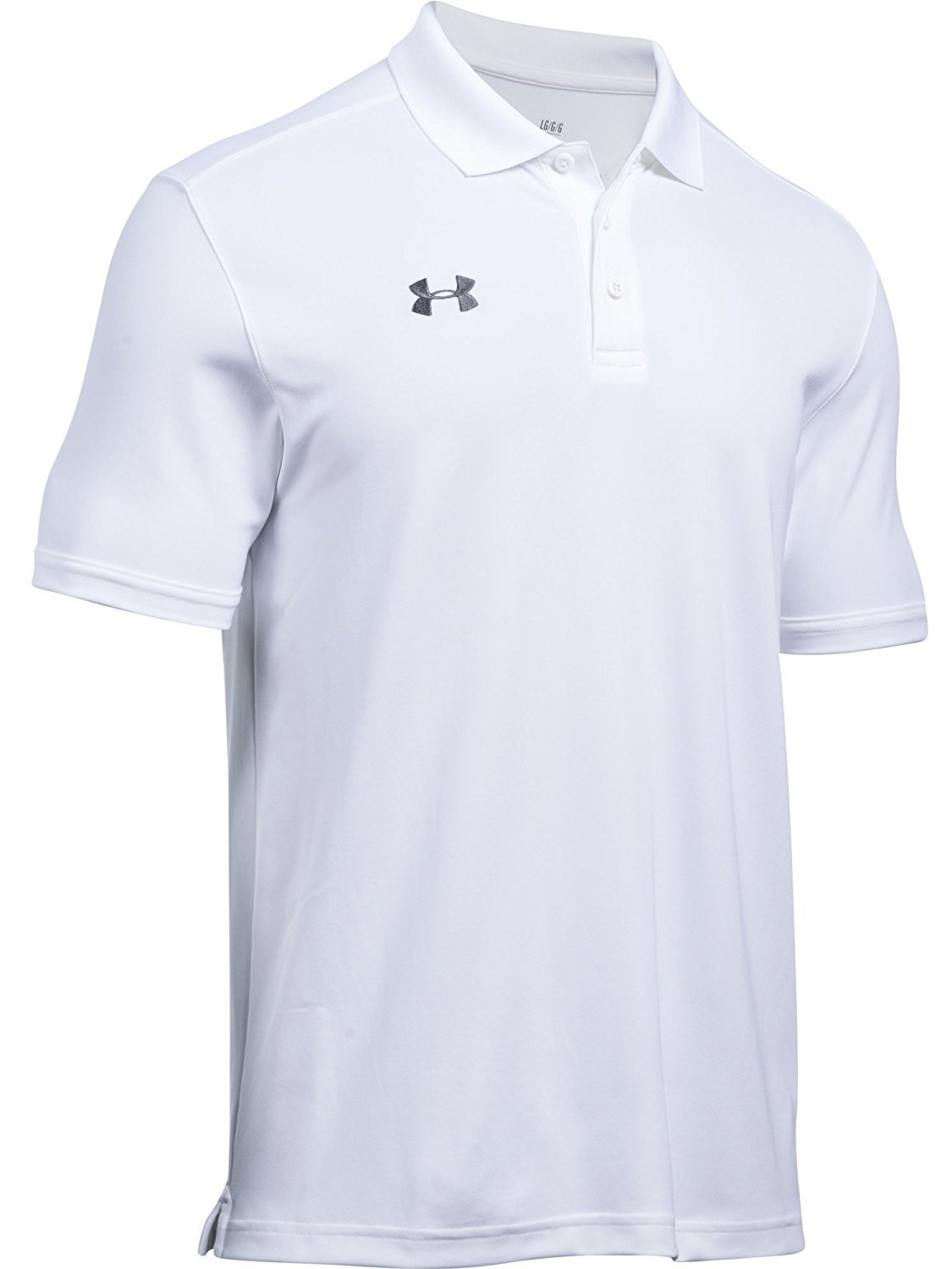 size M/MD. Under Armour Men's Team Armour Polo 1287622 White Medium