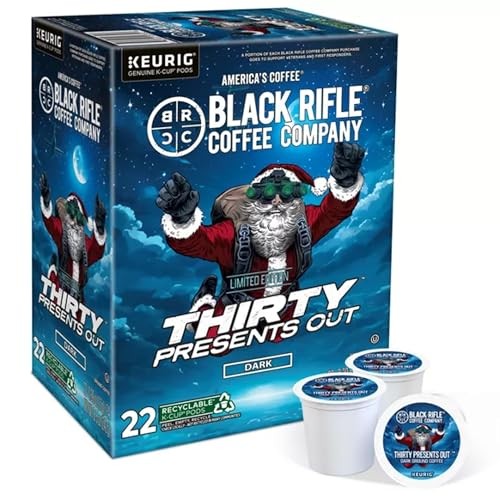 Black Rifle Coffee Company Dark Roast Coffee Pods – 100% Arabica, Bold, Smoky Single-Serve K-Cup Compatible – Veteran-Founded Premium Coffee – T